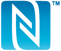 NFC Εικόνα 18 Το λογότυπο του NFC Το NFC μεταφράζεται στα ελληνικά ως Επικοινωνία Κοντινού Πεδίου και προέκυψε από τη συνεργασία των εταιριών Nokia, Philips, και Sony.