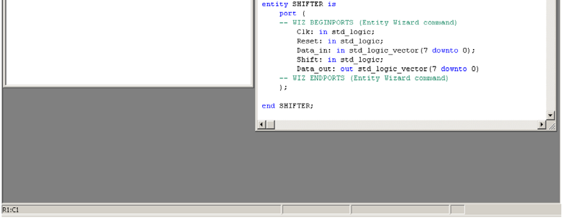 περιγραφής υλικού VHDL.