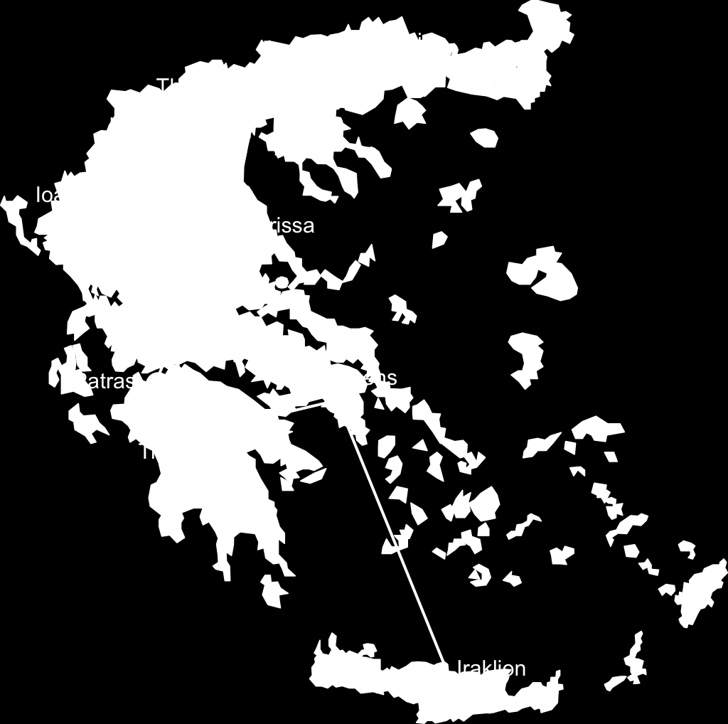 Το ελληνικό οικοσύστημα εφοδιαστικής αλυσίδας 2 κεντρικά logistics hubs (Αθήνα, Θεσσαλονίκη) που συνδέονται μέσα από σύγχρονους μεταφορικούς διαδρόμους 8 τοπικά logistics hubs δρουν