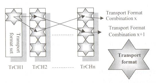 Α.Τ.Ε.Ι. ΧΑΝΙΩΝ ΤΜΗΜΑ: ΗΛΕΚΤΡΟΝΙΚΗΣ 57 Τα TFCSs µπορούν να παραχθούν όπως φαίνεται στο Σχήµα 2.19 π.χ. ως ένα καρτεσιανό γινόµενο µεταξύ των TFSs και των TrCHs που πολυπλέκονται σε ένα CCTrCH, το καθένα θεωρείται σαν ένα διάνυσµα.