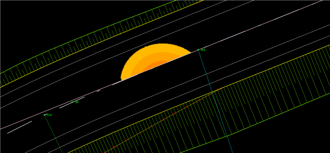 ρ=1,04 στην Χ.Θ. 441,49m έως 465,01m. ρ= 0,74 στην Χ.Θ. 655,81m έως 668,82m.