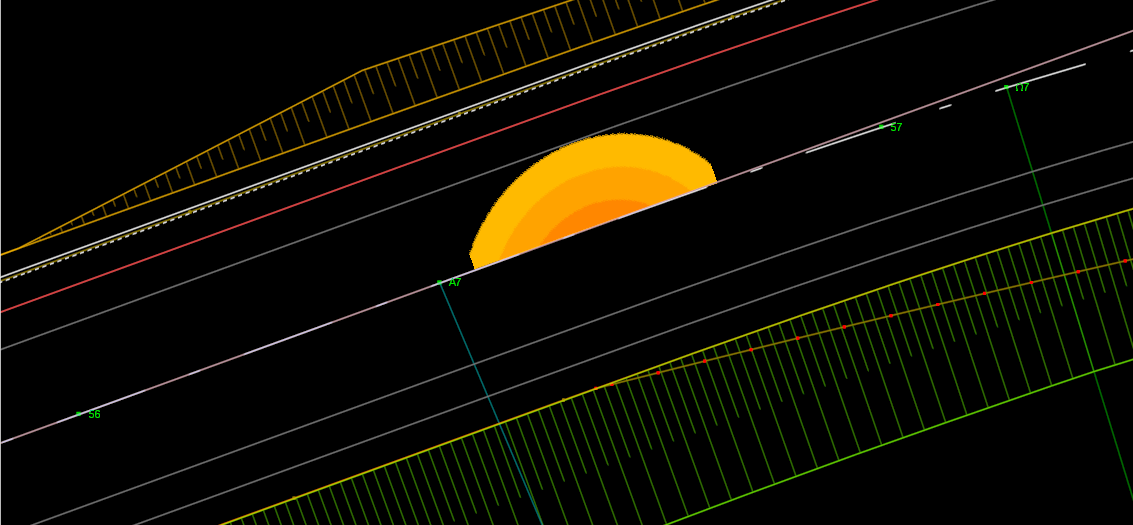 ρ=1,00 στην Χ.Θ. 1211,00m έως 1226,01m.