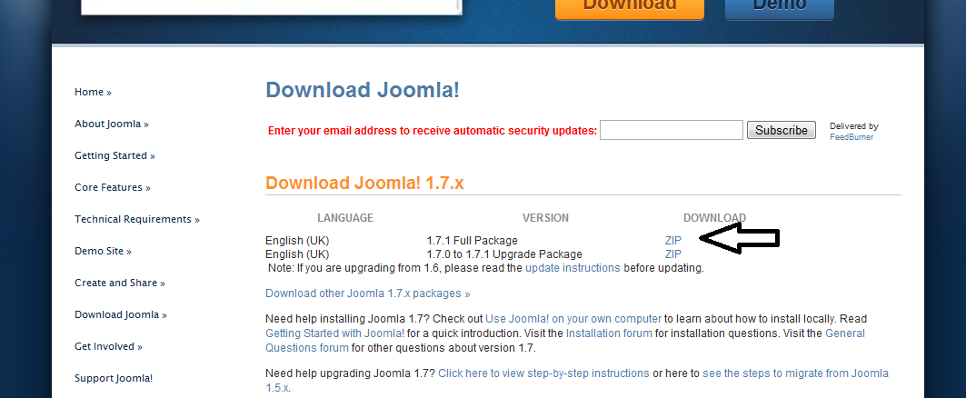 2.2 Εγκατάςταςθ του Joomla τοπικά. Μεταφερκείτε ςτον χϊρο που ζχετε εγκαταςτιςει το XAMMP.