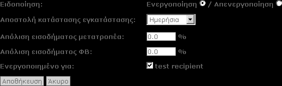 6. Ρύθμιση Εικόνα 6.26: Αντικατάσταση δεδομένων από νεώτερα 6.7.8.