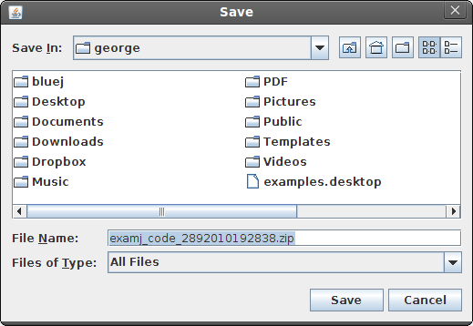 Εικόνα 38: Η εφαρμογή xterm 4.5.21 Δημιουργία αντίγραφου ασφαλείας (Tools -> Backup 'code' directory) Με αυτή την επιλογή δημιουργείται ένα συμπιεσμένο αρχείο (.