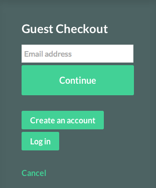 Guest Checkout Offer added value for optional regi