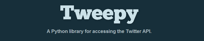 17 tweepy Το tweepy είναι ένας python wrapper, πιο απλά μια βιβλιοθήκη, για τη χρήση του twitter API.