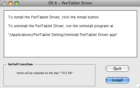 3. Δπηιέμηε Driver Setup (Δγθαηάζηαζε νδεγνχ) φηαλ εκθαλίδεηαη ην πιαίζην δηαιφγνπ "Setup Items". Δάλ ε έθδνζε ηνπ Mac OS πνπ δηαζέηεηε είλαη παιαηφηεξε ηεο Mac OS X, πινεγεζείηε ζην CD ζαο.