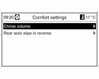 Όργανα και χειριστήρια 149 Phone settings (Ρυθμίσεις τηλεφώνου) Ανατρέξτε στην περιγραφή για το σύστημα Ιnfotainment στο εγχειρίδιο του συστήματος Infotainment.