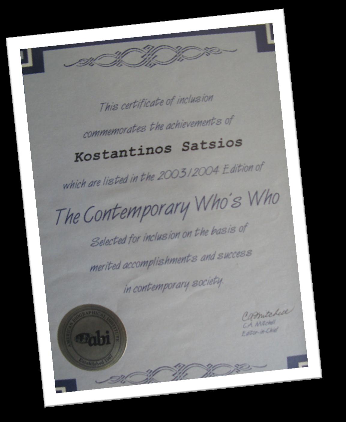 The Contemporary Who s Who (American Biographical Institute)