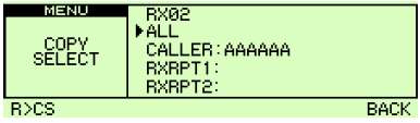 ΨΗΦΙΑΚΗ ΛΕΙΤΟΥΡΓΙΑ (Απαιτείται προαιρετικό UT-123) 5 Αντιγραφή των περιεχοµένων του αρχείου κλήσεων σε µνήµη διακριτικού κλήσης Αυτός είναι ένας τρόπος αντιγραφής των περιεχοµένων του αρχείου κλήσεων