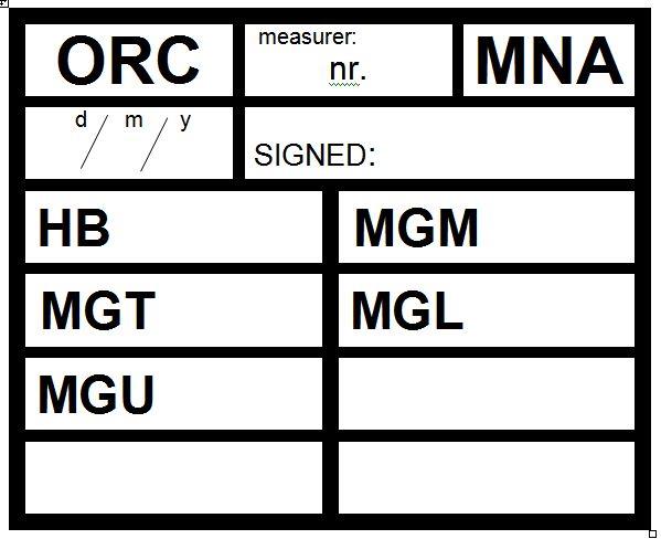 IMS Πανιά Πανιά Μεγίστη και μετζάνα Head Μετρήσεις μεγίστης HB: headboard (head to aft head) MGT: από τα 7/8 του αετού κάθετα στο γραντί MGU: από τα 3/4 του αετού κάθετα στο