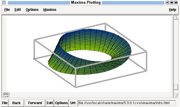 REVIEW Maxima του Παπαδόπουλου ημήτρη To Maxima είναι ένα σύστημα υπολογιστικής άλγεβρας (computer algebra system) για την επεξεργασία συμβολικών και αριθμητικών εκφράσεων.