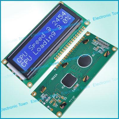 6.2.7 Οζόλε LCD Display Ζ νζφλε απνηειείηαη απφ 2 ζεηξέο 16 ραξαθηήξσλ ε θάζε κηα. Έρεη ραξαθηήξεο άζπξνπ ρξψκαηνο θαη κπιε θσηηζκέλν θφλην.