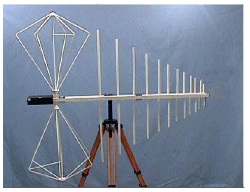 Κεραία εκπομπής παρεμβολών (Electro Metrics EM-6917C - 1) Η κεραία αυτή μπορεί να χρησιμοποιηθεί για εκπομπή και λήψη στη ζώνη συχνοτήτων 30 MHz 1 GHz.