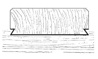 1.2.1. Ξύλινος φορέας και τρέσα Ο ξύλινος φορέας ενισχύεται από ξύλινα τρέσα και όταν δεν είναι µονοκόµµατος, αποτελείται από περισσότερα τµήµατα ξύλου.