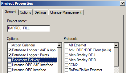 2.12.3 DataBase Logger To database logger είναι μία εφαρμογή που ομαδοποιεί τα δεδομένα της παραγωγής σε πίνακες κάνοντας τους διαθέσιμους για