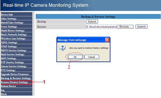 Εικόνα 3.36 3.17 Reboot Device (Επανεκκίνηση συσκευής) Πιέστε Reboot Device για επανεκκίνηση της κάμερας. 3.18 Log (Ιστορικό) Το ιστορικό σας δείχνει ποιος είχε πρόσβαση στην κάμερα (Εικόνα 3.38).