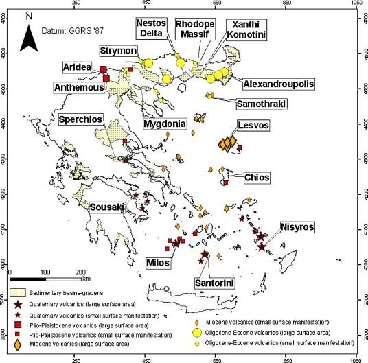 ΚΕΦΑΛΑΙΟ 1: ΕΙΣΑΓΩΓΗ Εικόνα 1.1.10: Εκτίμηση του γεωθερμικού δυναμικού ανά κατηγορία και εφαρμογή στην Ελλάδα (Πηγή: Τεχνικό Επιμελητήριο Ελλάδος ΚΑΠΕ).