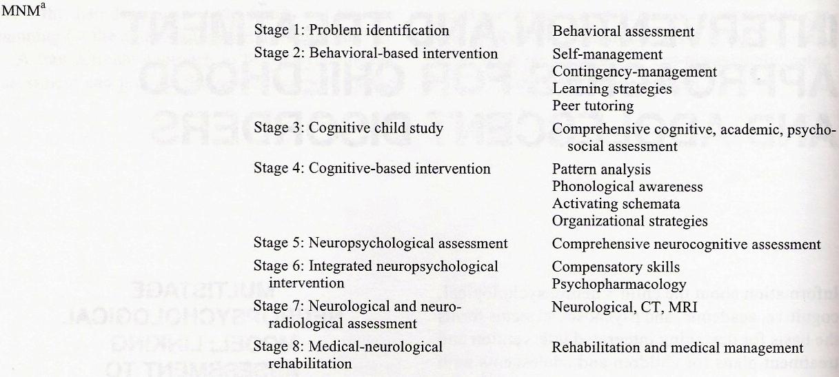 1/3 MODEL STAGES DESCRIPTION a Multistage