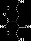 Οργανικά οξέα Το μηλικό οξύ και το κιτρικό οξύ είναι τα κύρια οργανικά οξέα των φρούτων. Το τρυγικό οξύ βρίσκεται μόνο στα σταφύλια.