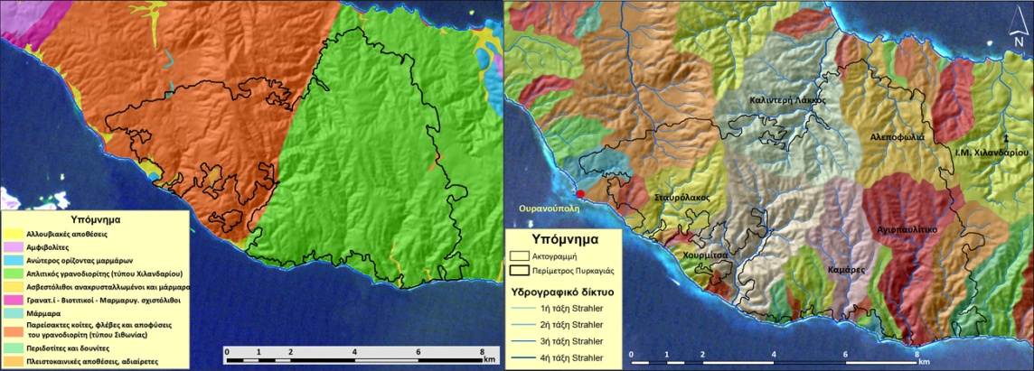 ΠΕ ΙΟ 1: ΑΣΙΚΗ ΒΟΤΑΝΙΚΗ, ΠΡΟΣΤΑΣΙΑ Εικόνα 2: Εικόνες από χαρακτηριστικά άκαυτα τµήµατα του δάσους χαλεπίου πεύκης του δυτικού Αγίου Όρους.