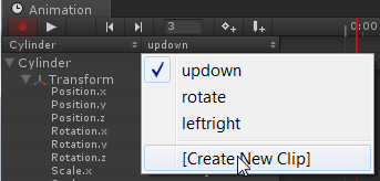 Δμήγεζε γηα built-in animations Think of animations as components of GameObjects. Whenever an object is to be animated in Unity, Unity will create a separate editable file (with a.