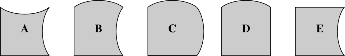 14. Kangaroos A, B, C, D and E are sitting in that order, clockwise, around a circular table. Exactly when the bell rings, each kangaroo except one exchanges its position with a neighbour.