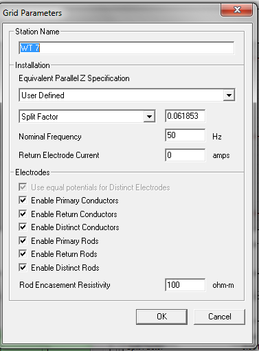 6.4 Ανάλυση Πλέγματος Γείωσης (Grid Analysis Module) Μετά την διαστασιολόγηση των αγωγών γείωσης ακολουθεί η σχεδίαση του συστήματος γείωσης της Α/Γ.