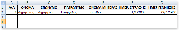 Εισαγωγή μητρώου μελών και καταλόγου φίλων από Excel Κατά την αρχή της λειτουργίας του Passe-Partout θα χρειαστεί η καταχώρηση των μελών ή/και των φίλων του σωματείου, στο μητρώο μελών και στον