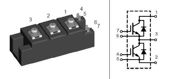 - 139 - Δικόνα 7.3 IGBT module 7.3 ύζηεκα ςύμεο Γηα ηελ νξζή ιεηηνπξγία αληηζηξνθέα απαηηείηαη θάπνην ζχζηεκα απαγσγήο ηεο ζεξκφηεηαο.