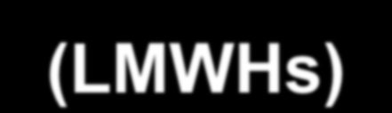 Υακεινχ Μνξηαθνχ Βάξνπο Ηπαξίλεο (LMWHs) Παξαζθεπάδνληαη απφ ηελ UFH κε ελδπκαηηθφ ή ρεκηθφ απνπνιπκεξηζκφ Έρνπλ ΜΒ 4.500-5.700 D (1.000-10.