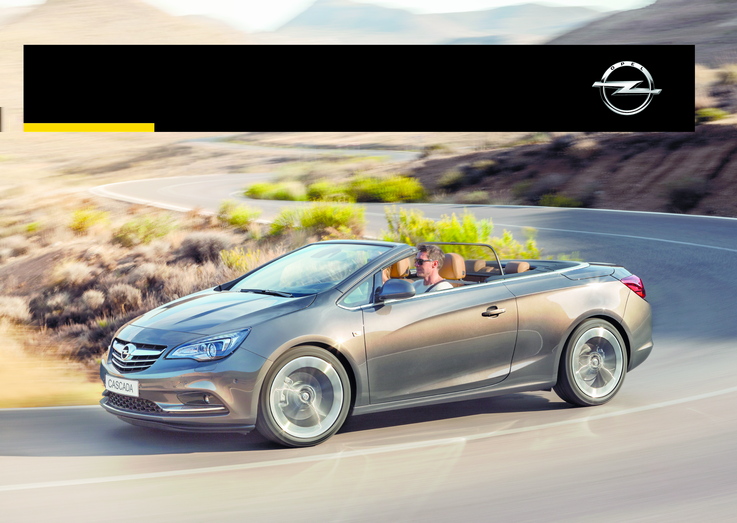 OPEL CASCADA Εγχειρίδιο