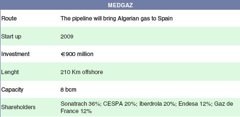 Ηζπαληθή Gas Natural κπνξεί λα απνηειέζεη έλα αθφκε κέινο ηεο θνηλνπξαμίαο, ιακβάλνληαο θάπνην κεξίδην απφ ην πνζνζηφ ηεο Sonatrach. Πίνακας 5.