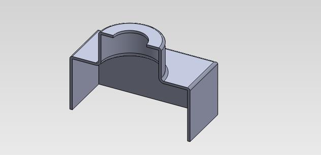 Βαζηθέο αξρέο ζρεδίαζεο CAD κε ην SolidWorks Τν αληηθείκελν απηό κνληεινπνηήζεθε κε ηελ παξαθάησ ζεηξά. 1. Γεκηνπξγία Sketch. Βλέπε ζτήμα 1. 2. Έθηαζε ηνπ Sketch. 3. Γεκηνπξγία δεύηεξνπ Sketch.