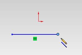 Βαζηθέο αξρέο ζρεδίαζεο CAD κε ην SolidWorks 7. Κάληε click ζηελ εληνιή Line. Βλέπε ζτήμα 1.