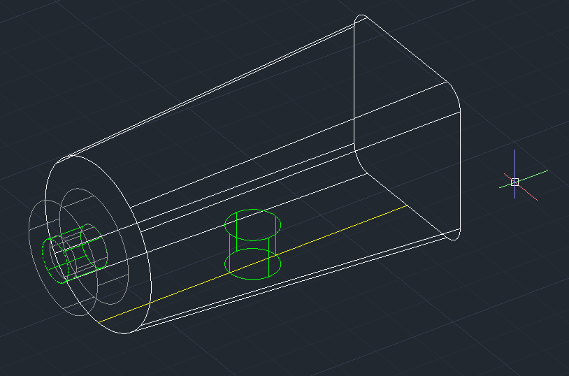 Βήμα 2 : Δημιουργία κυλίνδρου με R=6mm, extrude κατά 10mm