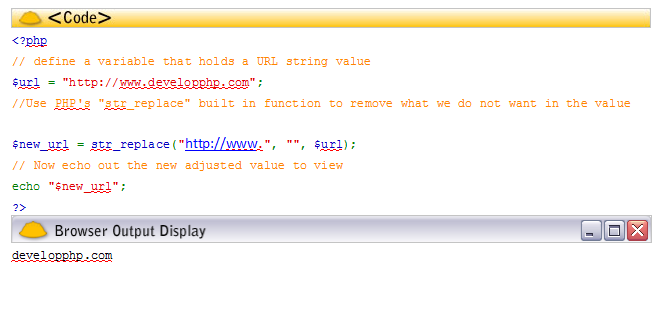 Εικόνα 7: Παράδειγμα 2 PHP κώδικα Εικόνα 8: Παράδειγμα 3 PHP κώδικα 4.2.3 Αντικείμενα Βασικά στοιχεία του αντικειμενοστραφούς προγραμματισμού αποτελούν τα αντικείμενα.