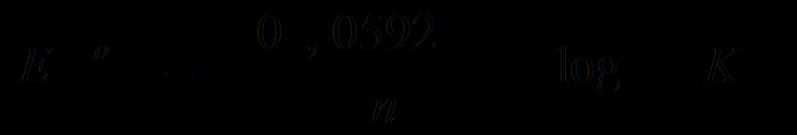 εξίσωση Nerst για πλήρη οξειδοαναγωγική αντίδραση της κ Οξειδωτικό 1 + λ