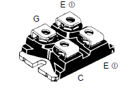 Πίνακας 4.3: Χαρακτηριστικά IGBT IXGN 200N60B. V CES 600V I C 200A V CE(SAT) 2.1V Παρακάτω δίνουμε μια σχηματική παράσταση του χρησιμοποιούμενου IGBT.