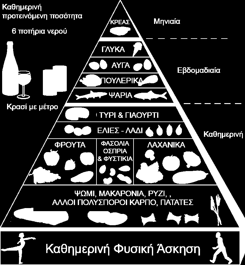 Ζ Ππξακίδα ηεο Μεζνγεηαθήο Γηαηξνθήο είλαη κηα ζρεκαηηθή απεηθφληζε απηψλ ησλ δηαηξνθηθψλ νδεγηψλ.