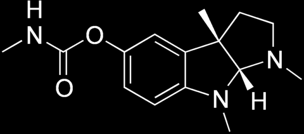neostigmine pyridostigmine Η φυσοστιγμίνη στη θεραπευτική έχει αντικατασταθεί από τα συνθετικά παράγωγα νεοστιγμίνη
