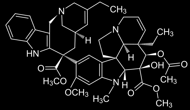 Vinorelbine ημισυνθετικό παράγωγο Χρησιμοποιείται υπό μορφή άλατος σε μεταστατικό καρκίνο