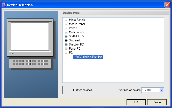 5.2 Βαζηθά ζηνηρεία ζρεδηαζκνύ κε Simatic WINCC Flexible Σo Simatic WINCC Flexible είλαη έλα πξφγξακκα ηεο SIEMENS, κε ην νπνίν γίλεηαη ν ζρεδηαζκφο ησλ δπλακηθψλ εηθφλσλ (scada) θαη ν νξηζκφο ηνπο