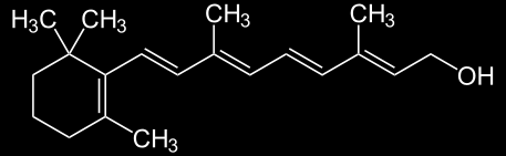 Οι βιταμίνες στα τρόφιμα Λιποδιαλυτές βιταμίνες Βιταμίνη Α και καροτενοειδή Ομάδα δραστικών ακορέστων υδρογονανθράκων που περιλαμβάνει τη ρετινόλη και σχετικά με αυτήν καροτενοειδή.