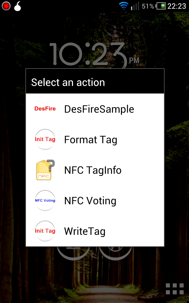συνάρτηση wrapmessage, η κάθε εντολή στέλνεται στο DesFire NFC tag με τη συνάρτηση transceive της κλάσης IsoDep. 5.4.
