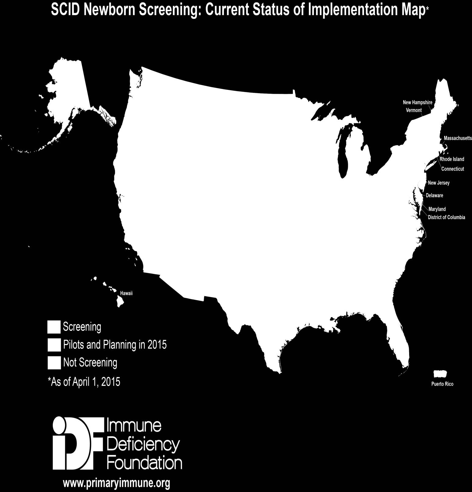 California, Colorado, Connecticut, Delaware, Florida, Illinois, Iowa, Maine, Massachusetts, Michigan, Minnesota, Mississippi, Nebraska, New Jersey, New York, Ohio, Oklahoma, Oregon,