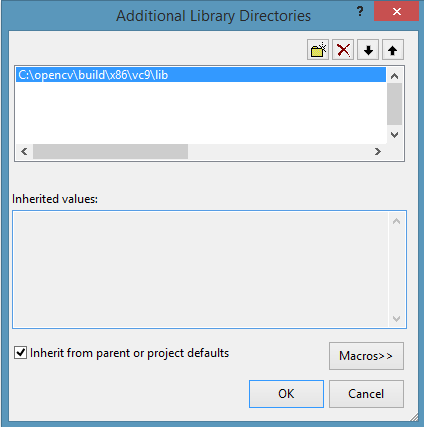 Εικόνα 4.5. C/C++ "General" Additional Include Directories. 5.