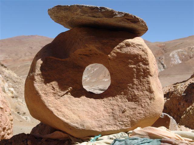 Krishna s butter ball near Mahabalipuram (Tamil