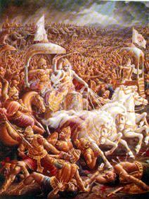 Ο πόλεμος που περιγράφεται στο έπος Mahabharata A.C.
